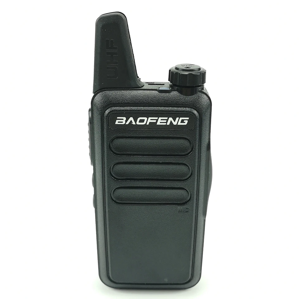 Black Baofeng BF-R5 мини Детская рация Hf трансивер UHF радио портативный 2 Вт игрушка коммуникатор Удобная рация двухстороннее радио Wln KD-C1 - Цвет: Black