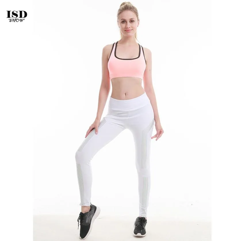 KLV женские штаны для лазерной йоги высокоэластичные Леггинсы фитнеса бега