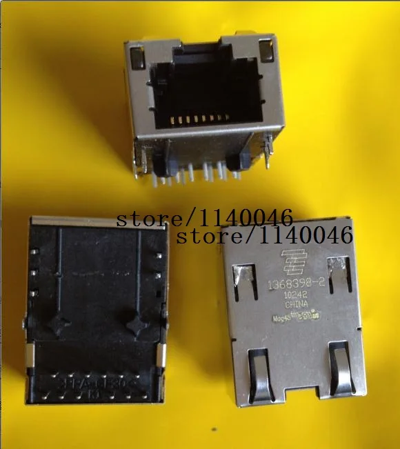 5 шт. импортный AM-P RJ-45 разъем порта Ethernet со светодиодной лентой гигабитный фильтр