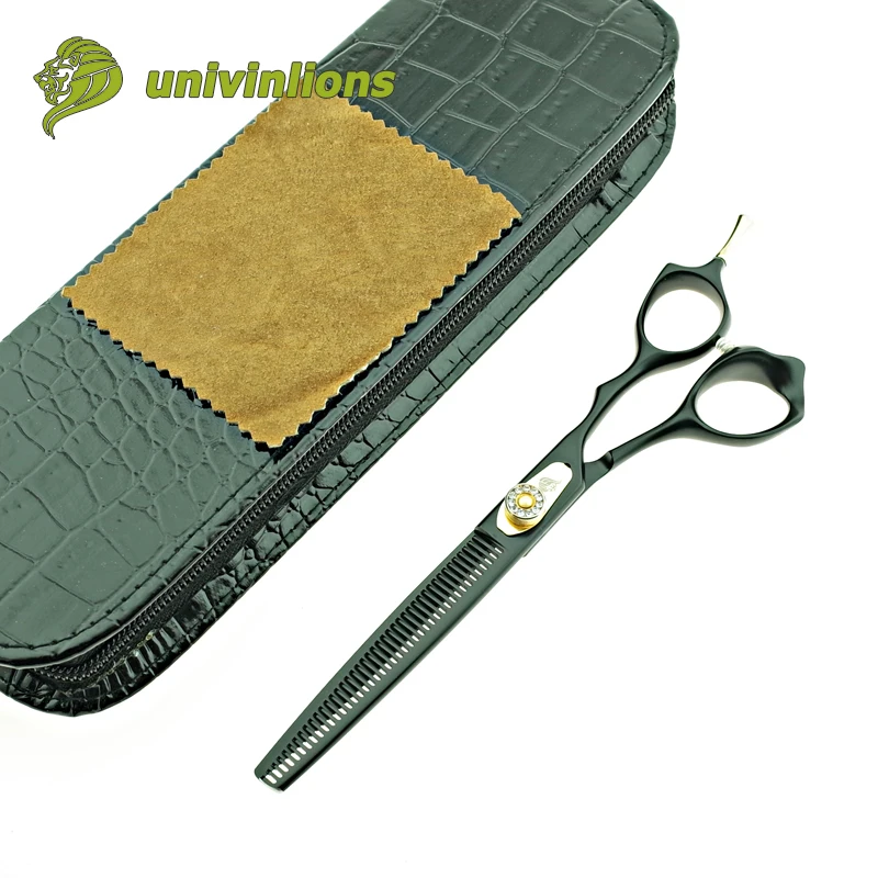 7 &quotЧерные ножницы для груминга домашних животных изогнутые собак