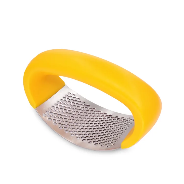 2 шт. Нержавеющая Сталь Ручной пресс для чеснока Щелкунчик кухонный инструмент