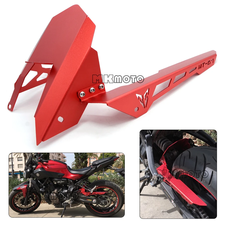 Motorycle цепи гвардии Обложка ЧПУ Алюминий задние шины Hugger Fender Крыло для Yamaha fz07 fz-07 mt07 mt-07 mt 07