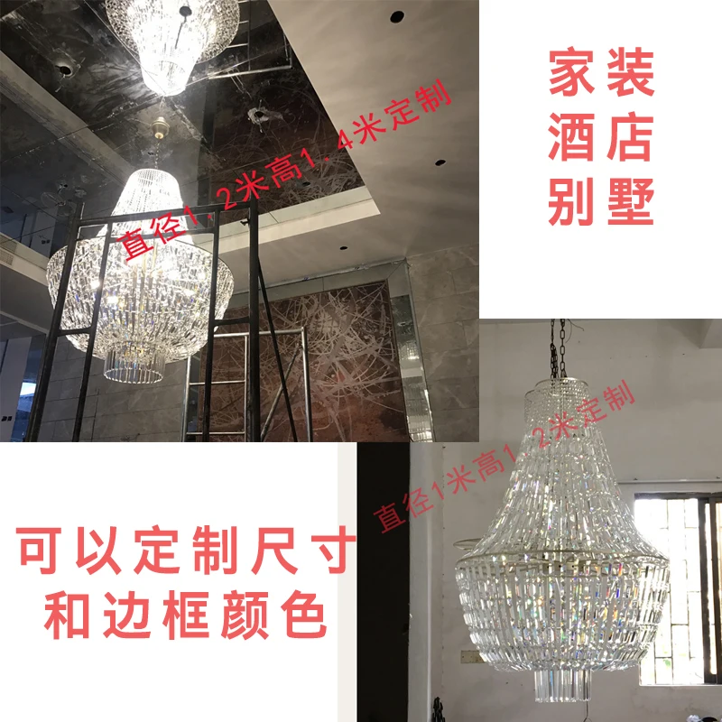 Современная хрустальная люстра светодиодный подвесной светильник для виллы