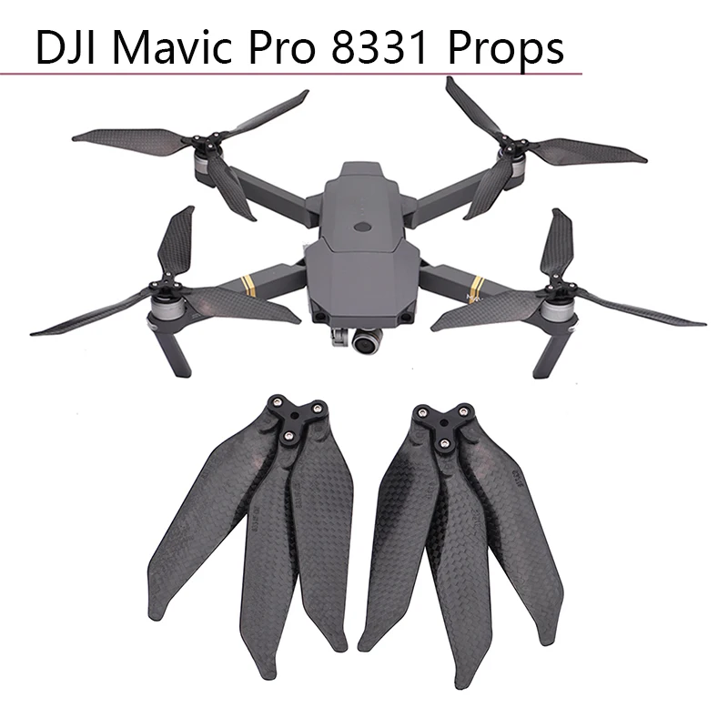 1 пара 8331 малошумных быстроразъемных пропеллеров для DJI Mavic Pro 3 лопастей складные