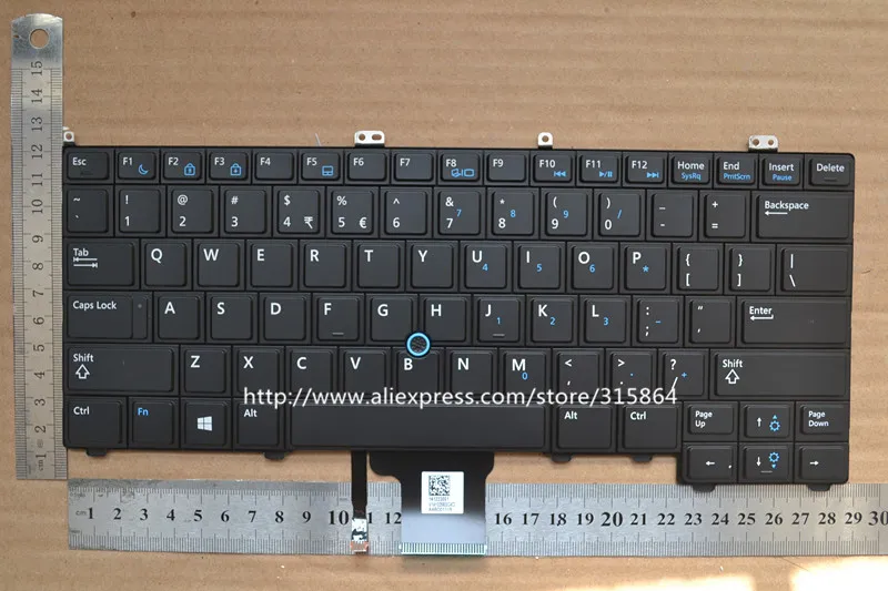

US backlit New lapotp keyboard for Dell e7440 e7420 e7240 English black