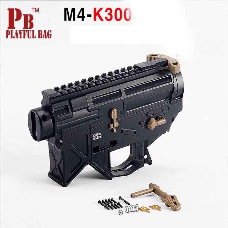 PB игривый Сумка Гель шарик воды пистолеты blaster XJL BD556 Корпус Корпуса m4 k300 оболочки