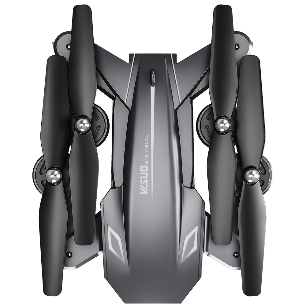Дрон VISUO XS816 складной с камерой Wi Fi FPV|Радиоуправляемые вертолеты| |