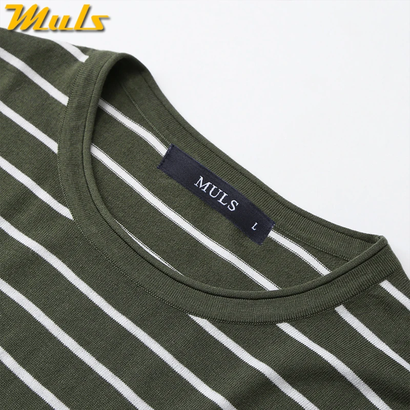 Autumn Sweater Shirt Men Striped O Neck Male Pullovers High Quality Thin Knitted 2018 Spring Winter Brand Muls | Мужская одежда