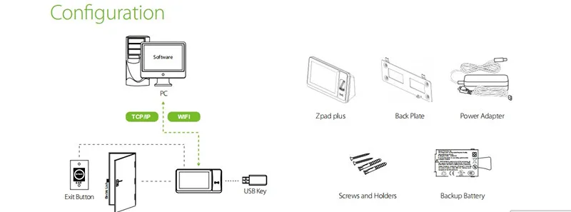 Zpad plus zkteco сканер отпечатков пальцев посещаемость времени wifi bluetooth функция записи