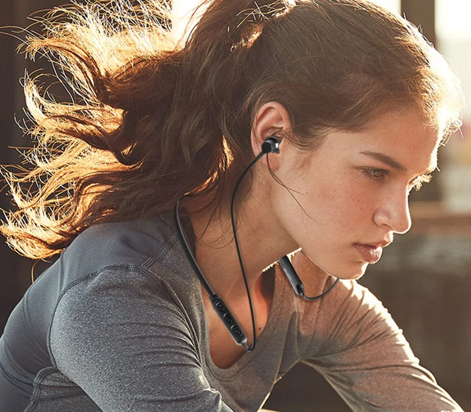 AWEI G20BL магнитные bluetooth наушники с ЧПУ металл двойной драйвер наушники беспроводной Спорт Бег bluetooth 4,2 наушники