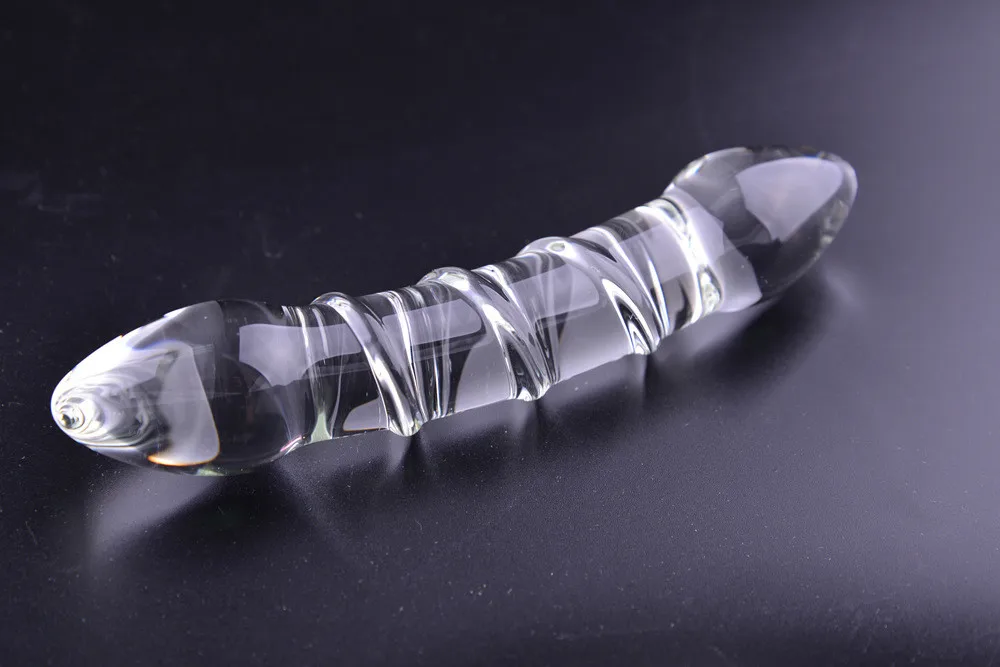 Анальная пробка Стеклянные секс игрушки Водонепроницаемая игрушка дилдо