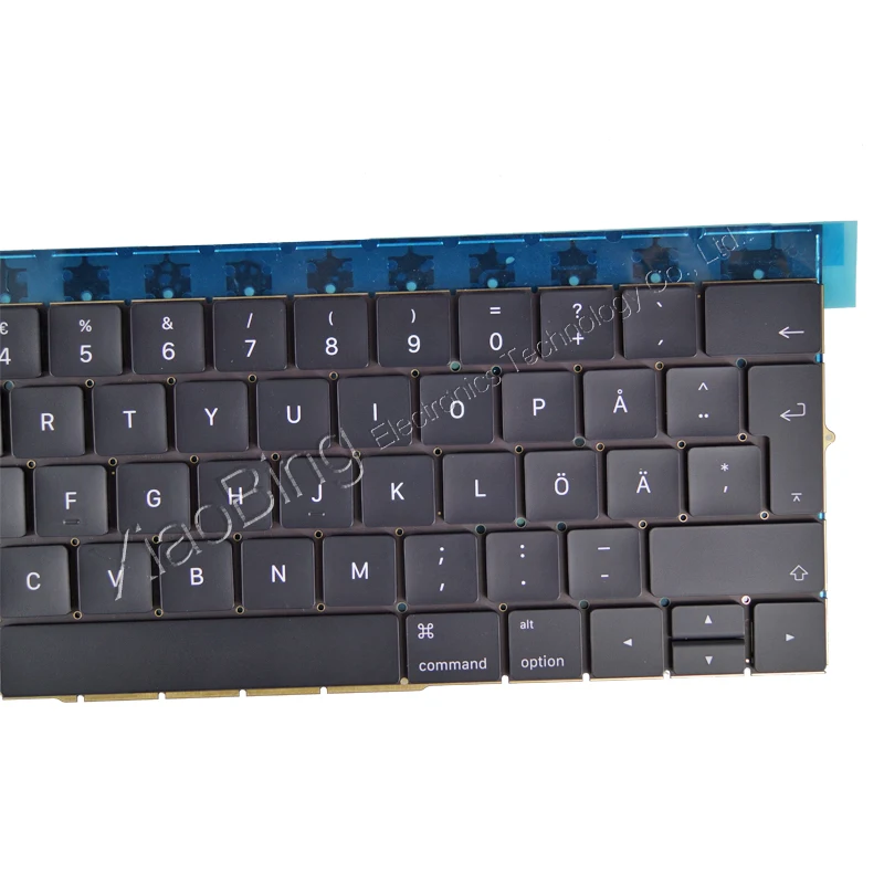 Новая клавиатура A1707 для Macbook Pro Retina 15 ''A1707 SE шведская подсветка EMC3072 EMC3162 2016 2017