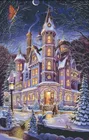 Зима замок башня Пейзаж Ручная работа вышивка своими руками наборы для вышивки крестиком ремесла 16 карат 14 карат непечатный домашний декор настенные искусства