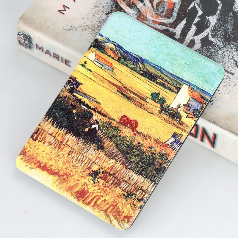 Универсальный чехол для Amazon Kindle Paperwhite 4( выпуск 10) дизайн Ван Гога Кожа Авто Пробуждение/сон 6 дюймов Чехол для электронной книги