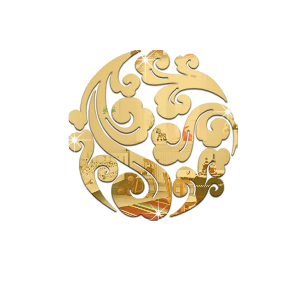 Высококачественная зеркальная настенная паста Xiangyun прикрепленная к украшению