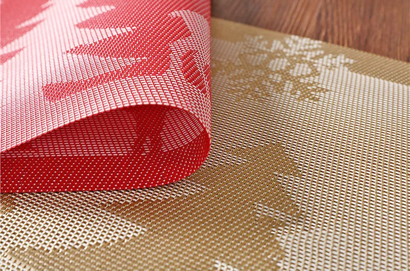 4 шт./лот роскошный отель ПВХ Placemat Домашний Настольный коврик Салфетки сервировочные моющийся маслостойкий изоляционный стол коврики чаша коврики под тарелки Coaster