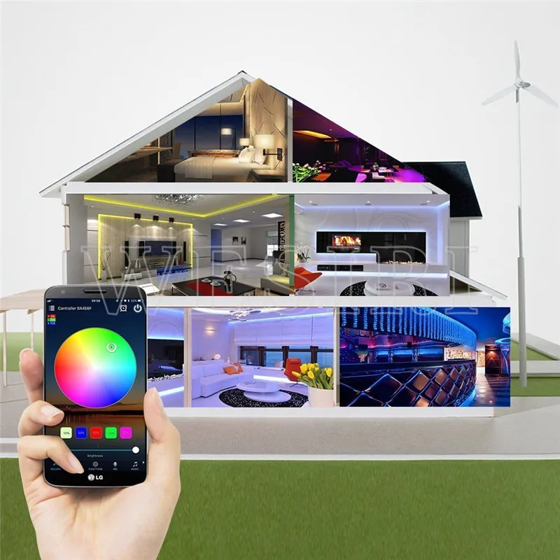 Светодиодная ленсветильник 5050 SMD 60led s/m RGB/RGBW 12 В постоянного тока 5 м 10