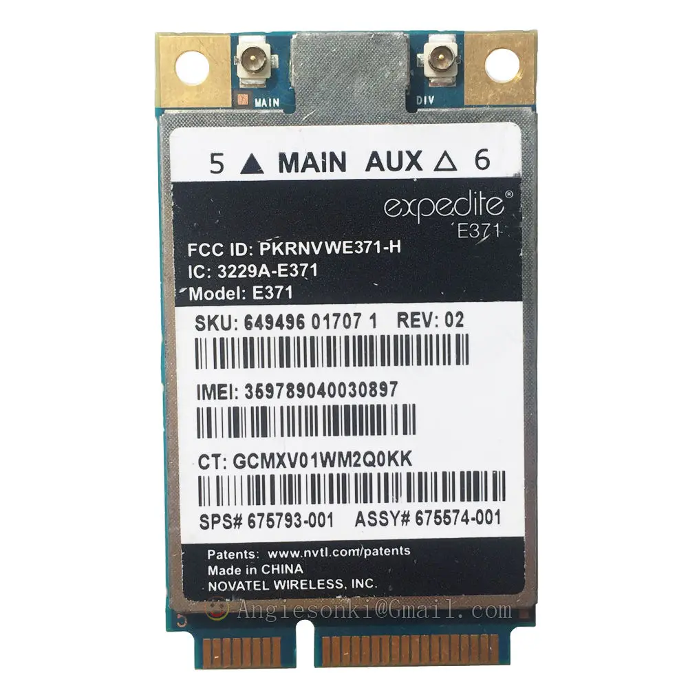 E371 3G 4G модуль GSM GPRS UMTS EDGE WCDMA LTE DC HSPA ATT PCI E Mini WWAN беспроводная карта LT2523 675793 001 для HP|lte