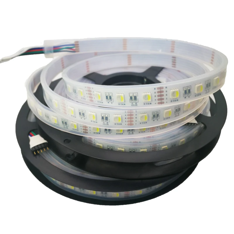 Новый светодиодный RGBW/RGBWW светодиодные ленты DC 12V 5050 Smd 5 м/рулон 60 бусин на метр RGB +