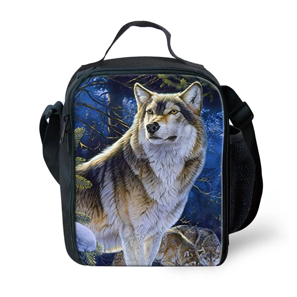 FORUDESIGNS/3D животных волк печати школьные сумки для детей 3 шт./компл. школьный рюкзак, студенческий рюкзак, рюкзак начальная школа книга сумки для мальчиков классная сумка - Цвет: P5370G