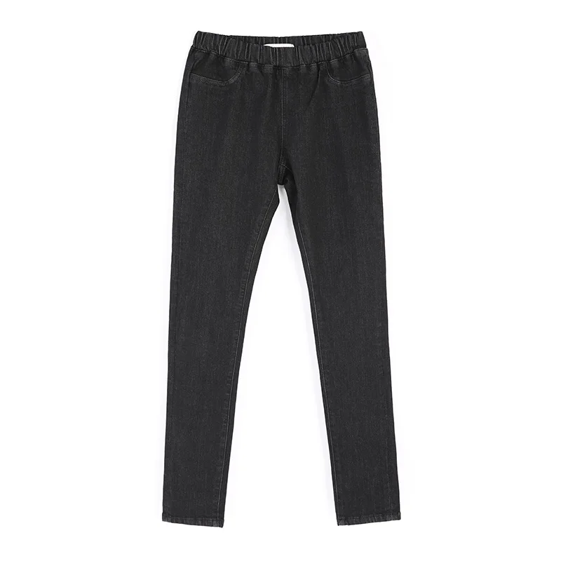 LEIJIJEANS Новое поступление Зимние флисовые тянущиеся хорошо размера плюс