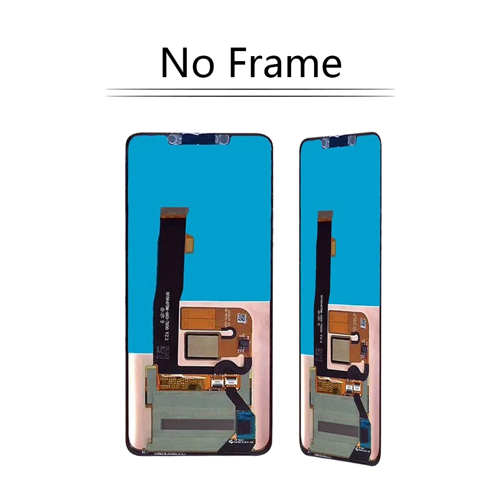 С отпечатком пальца 6 39 &quotсупер AMOLED для HUAWEI Mate 20 Pro LCD сенсорный экран с рамкой
