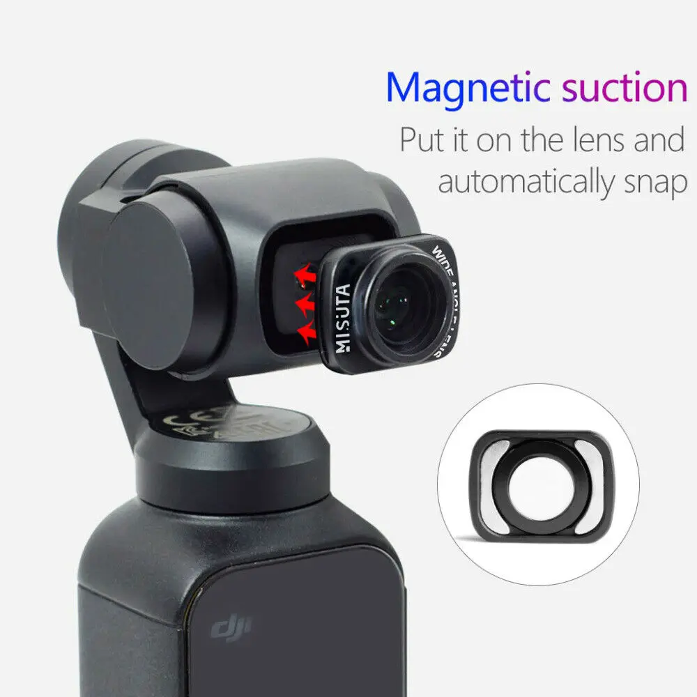 MISUTA Широкоугольный макро объектив рыбий глаз камера комплект для DJI Osmo Карманный