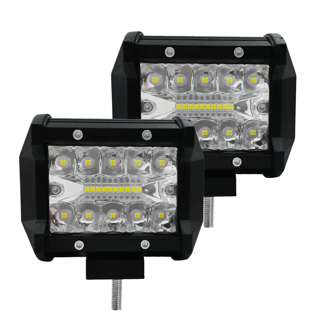 ASLENT 4 &quot5&quot 7 &quot60 Вт 72W фары для 120 4х4 внедорожный светодиодный фонарь светильник