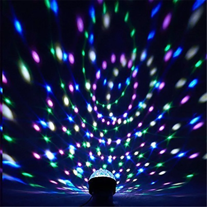 

LumiParty MP3 RGB Crystal Ball Light DJ Club Pub Music LED Disco Stage Ball light Disco DJ Stage Lighting for Party Wedding Show