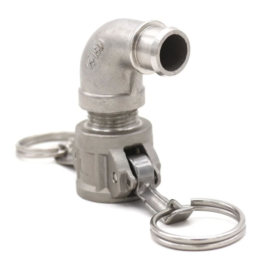 1/2 &quotвысокий поток Camlock QD 90 Eblow 5/8&quot O.D. x &quotI. D. Барб оборудование для пивоварения