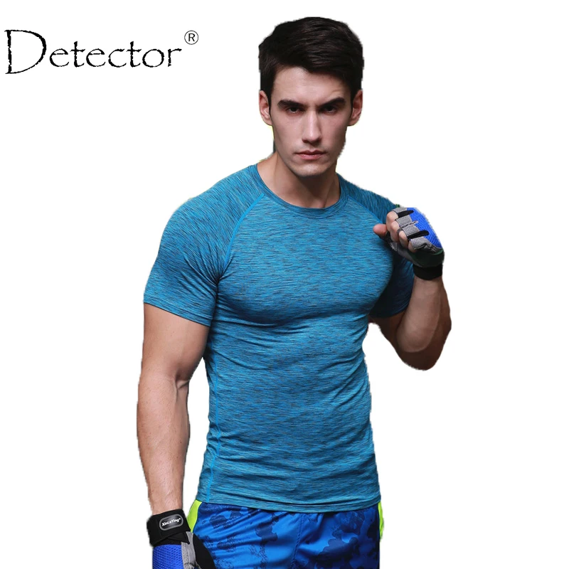 Детекторы спортивные мужские трико для бега рубашка Баскетбол Фитнес дышащий