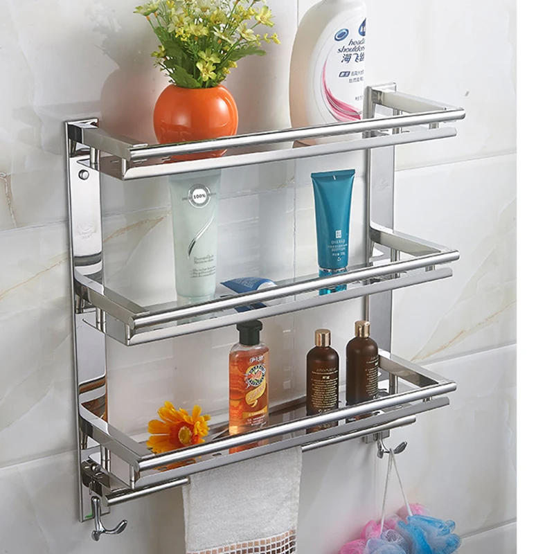 3 х уровневый стеллаж для стиральной машины MTTUZK DIY из нержавеющей стали вешалка