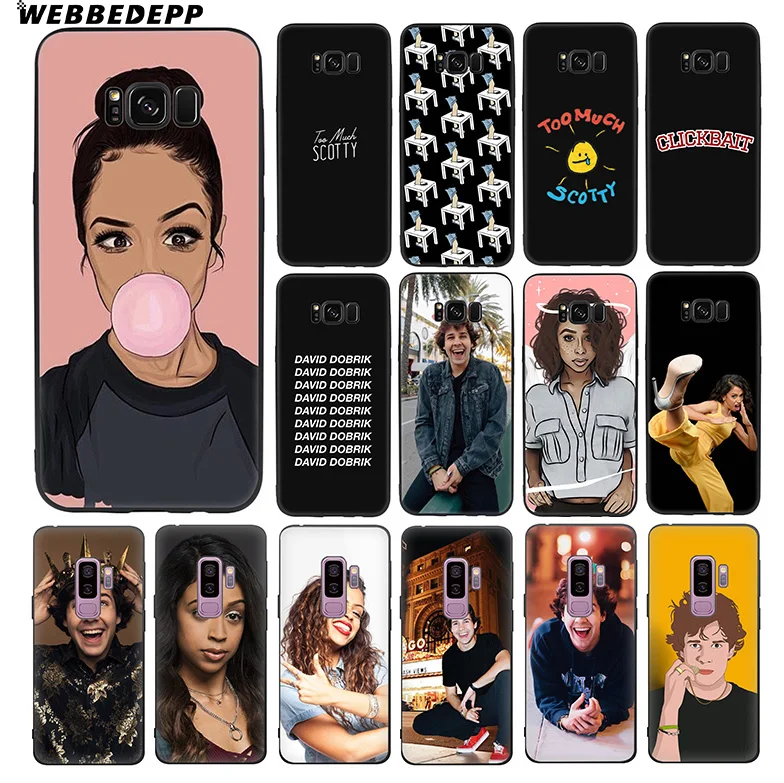 WEBBEDEPP Liza Koshy David Dobrik Soft TPU Silicone Case for Samsung Galaxy S10 S10e S9 S8 Plus S7 S6 Edge &amp J6 |