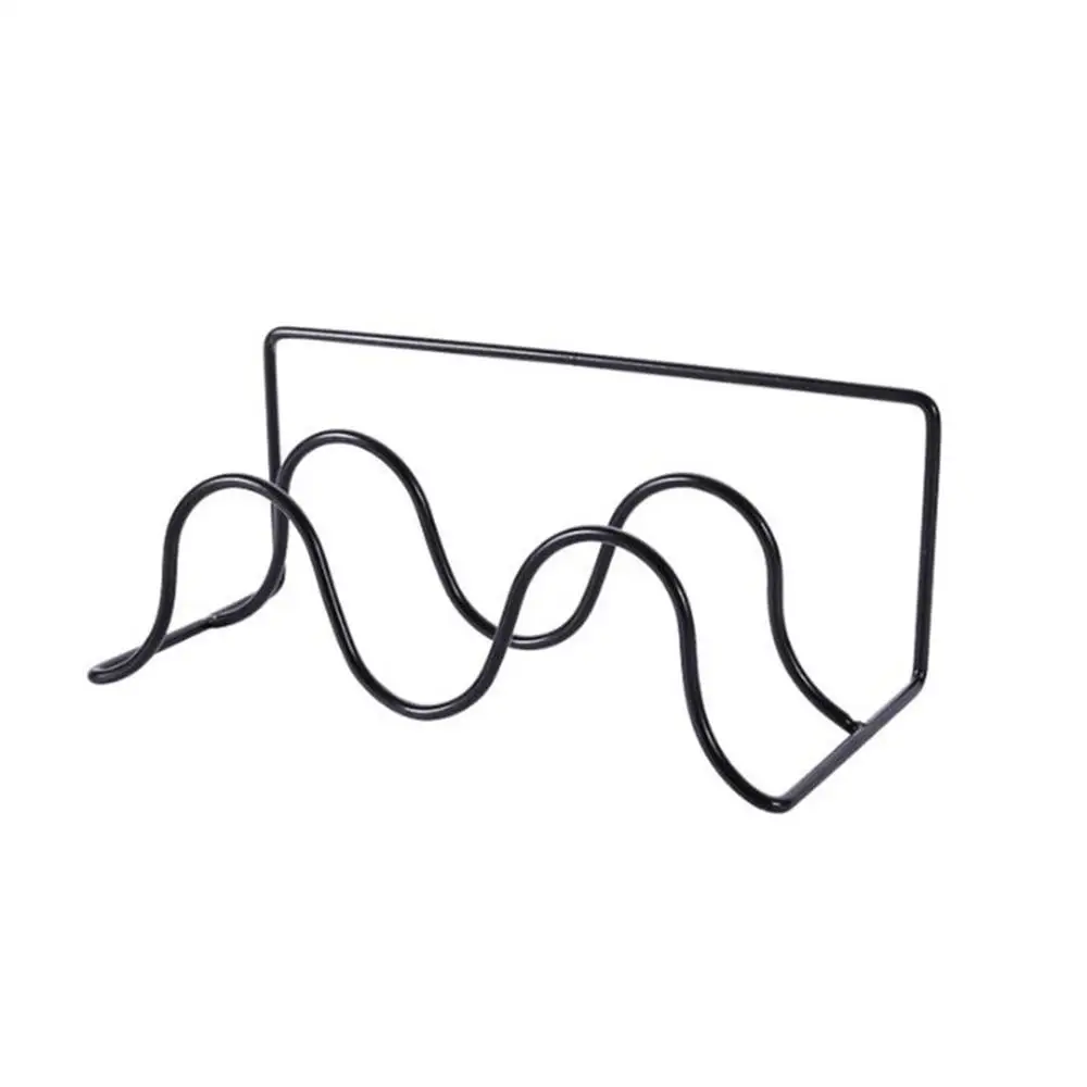 Домашнее двойное Кованое железное полка для обуви ванная тапочек DIY кронштейн