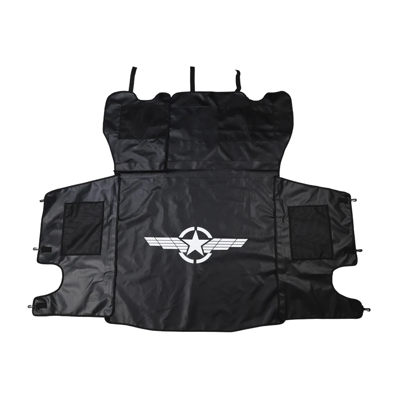 Five-star wings SHINEKA для Jeep Wrangler JK 2007- 4 двери Водонепроницаемый защита коврик для сиденья для домашних животных с сумкой для хранения аксессуары для Jeep Wrangler - Название цвета: Five-star wings