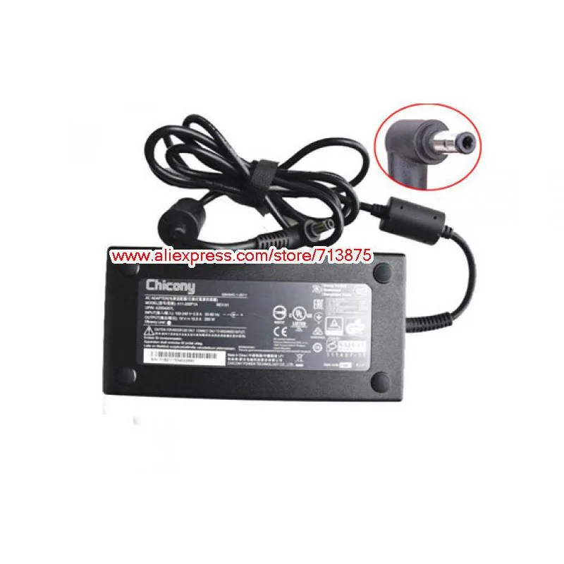 Оригинальные Chicony 19V 10.5A A11-200P1A адаптер переменного тока питания для ноутбука для Clevo P650HP P650RG P655HP6-G игровой P670RG P671RG P670HP6 P750DM2