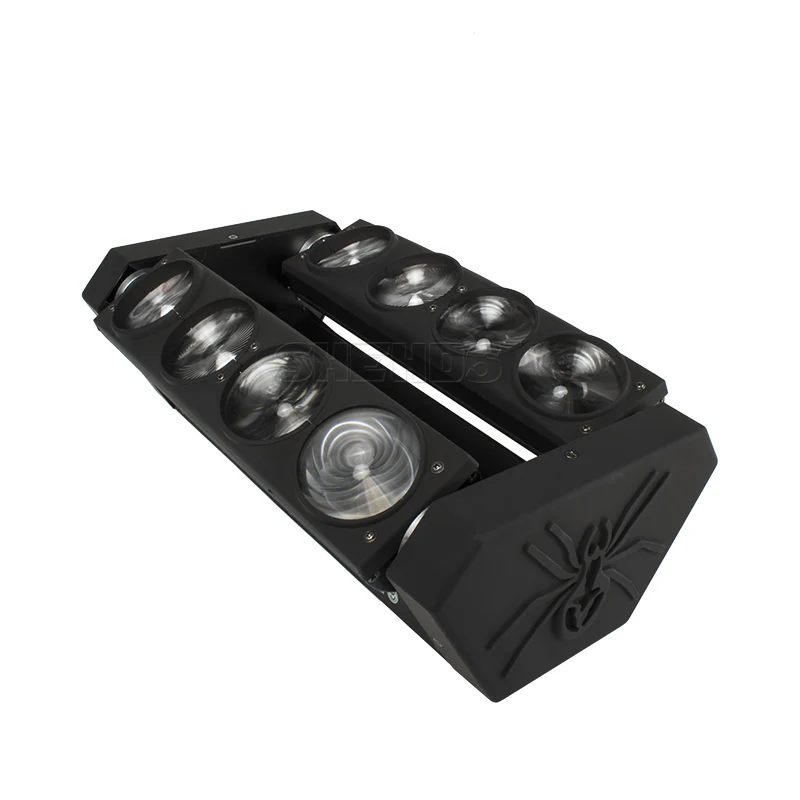 Сценический светильник SHEHDS DMX светодиодный 8x10 Вт RGBW 4в1 движущаяся головка светильник с вращающимся колесом бесконечный светодиодный сценический луч KTV DJ вечерние и свадебные