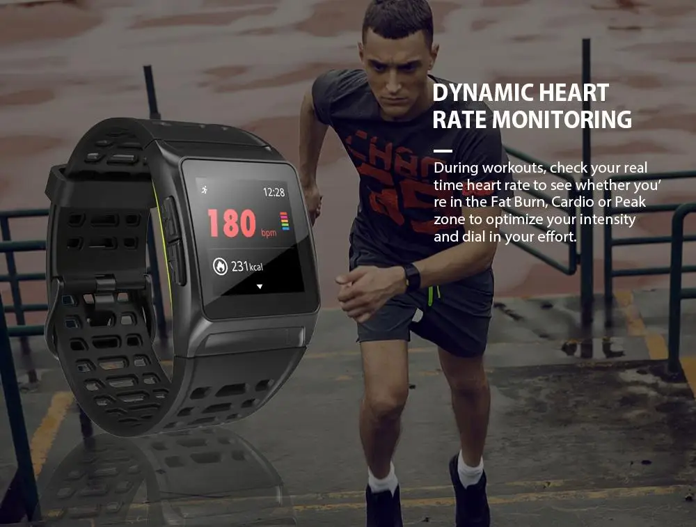 Makibes BR1 gps Strava Multisport умные часы пульсометр Фитнес браслет IP67 цветной дисплей браслет для Android iOS