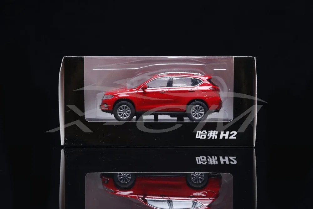 Литая модель автомобиля Great Wall Haval H2 1:43 можно откатить (красный) + маленький