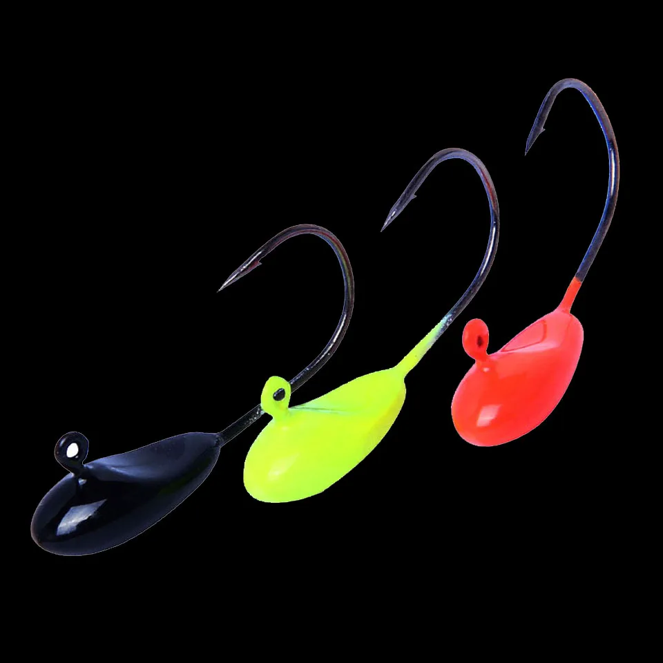 10 шт./лот Jig Head крюк 1,1 гр 22 мм крючок приманки Jig Head Многоцветный рыболовные снасти рыболовные крючки PESCA Рыбная ловля