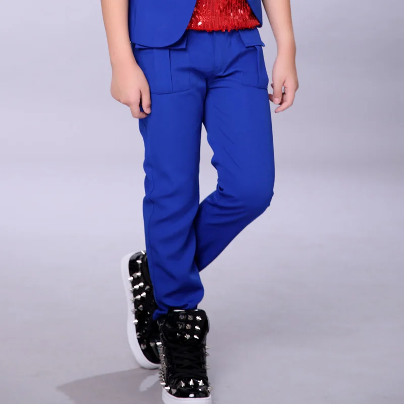 1 Pcs Pants Костюм в стиле хип-хоп детские штаны Детские джазовые наряды для танцев, брюки уличная детская Одежда для танцев, одежда для выступлений DN2974 - Цвет: 1 Pcs Pants