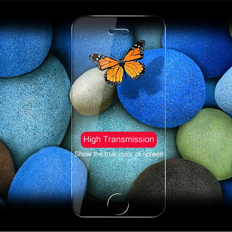 Пленка из закаленного стекла для Apple iPhone 5 RONICAN 0 26 мм 2.5D 9H твердость HD защита экрана