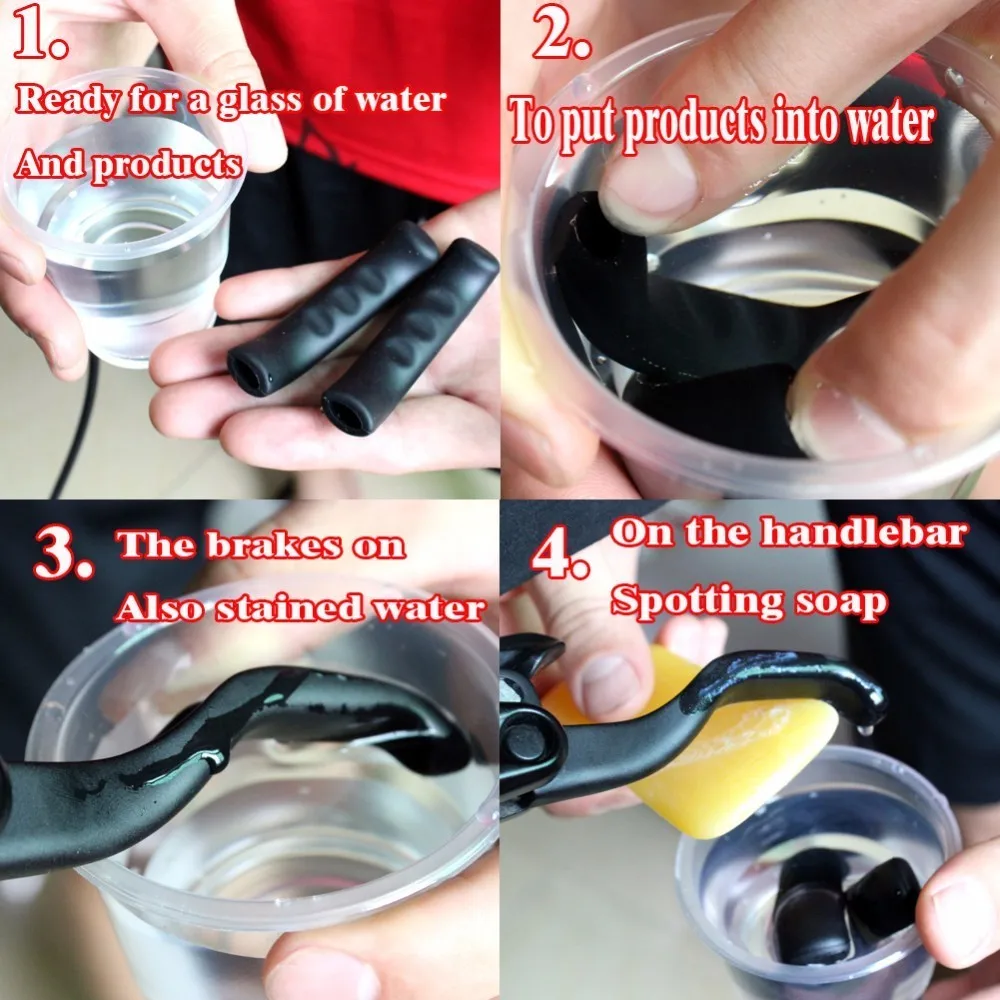 1 пара нескользящий Силиконовый тормозной рычаг защитный кожух рукав для горного