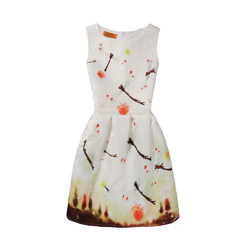 New Fashion Butterfly Print Mother Daughter Clothes Family Look Dresses Matching Outfits Kids | Мать и ребенок