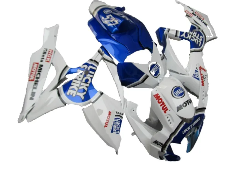 

Hey-Full Lucky Blue White Body Kit для Suzuki GSXR600 750 K8 2008 -2010 Кузов ABS пластик инъекции новый мотоцикл обтекатели