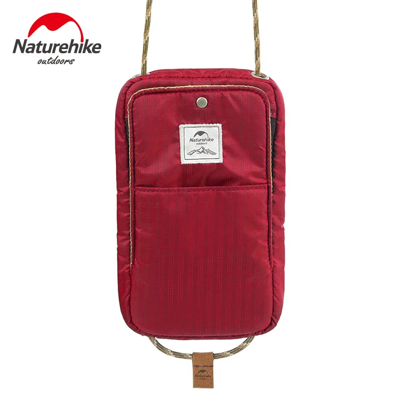 Naturehike фабрика многофункциональная дорожная Сумка для документов Обложка для паспорта защитная обложка для билета карман для сбора денег маленькая сумка - Цвет: Красный цвет