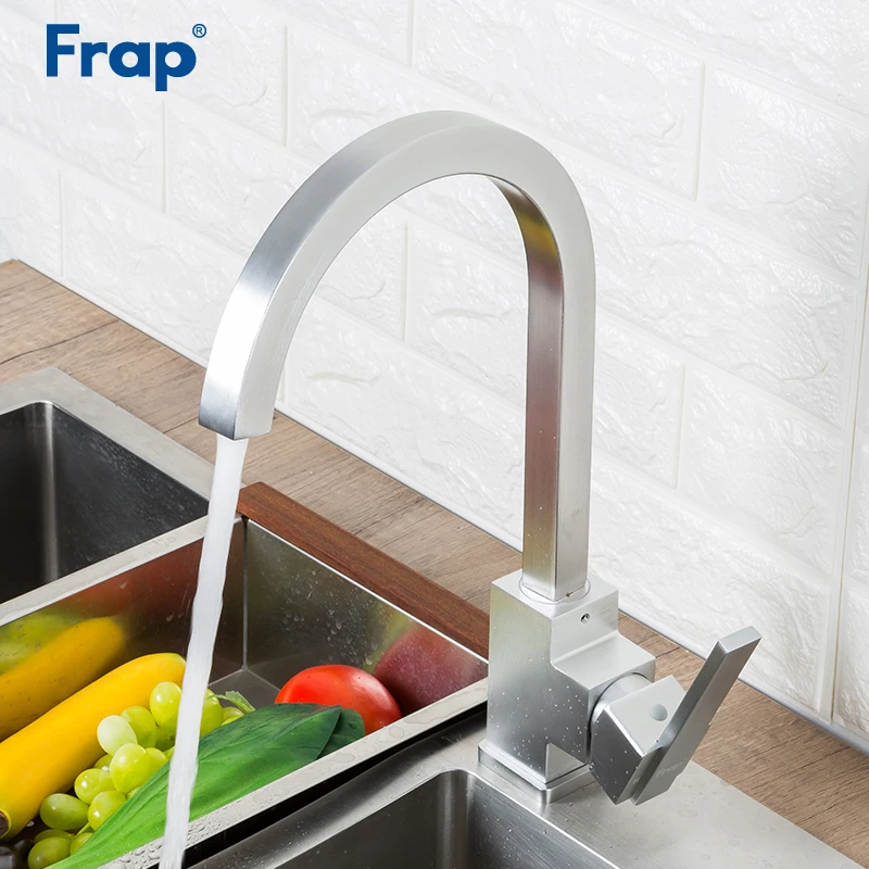 FRAP алюминиевый кухонный кран компактный смеситель смесители для раковины