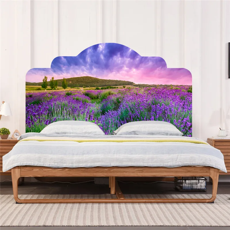 Новый стиль Экологичная ПВХ фиолетовая Лавандовая романтическая наклейка на