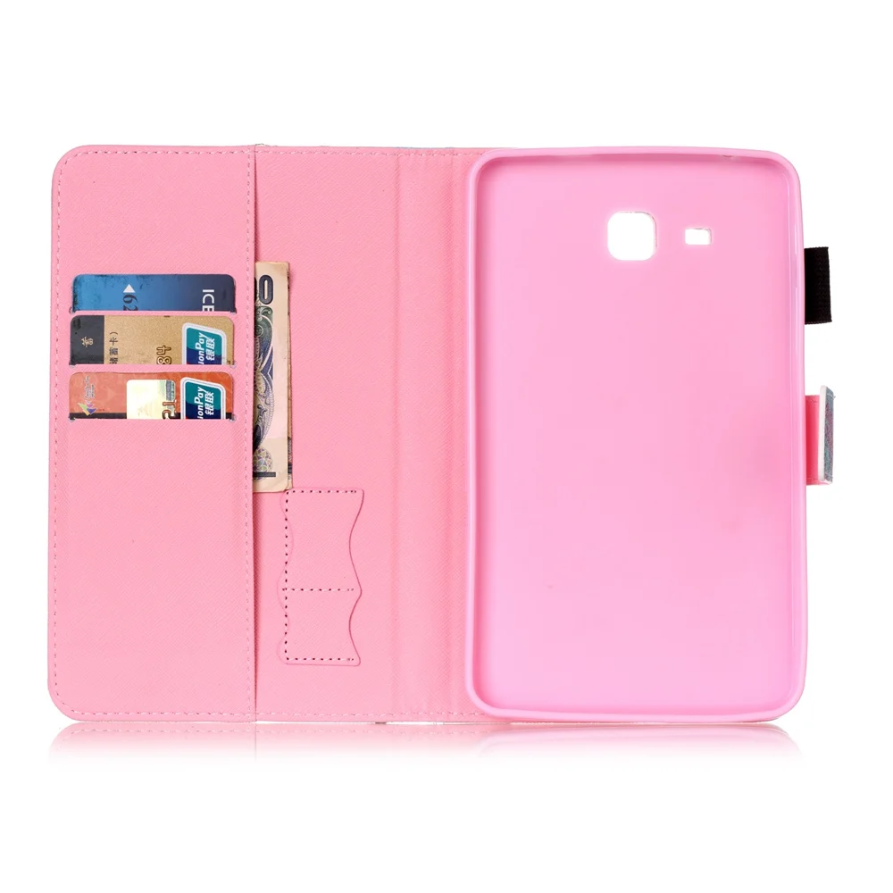 Ультра тонкий бабочка магнит кожаный чехол откидная крышка для samsung Galaxy Tab 7 0 T280 T285