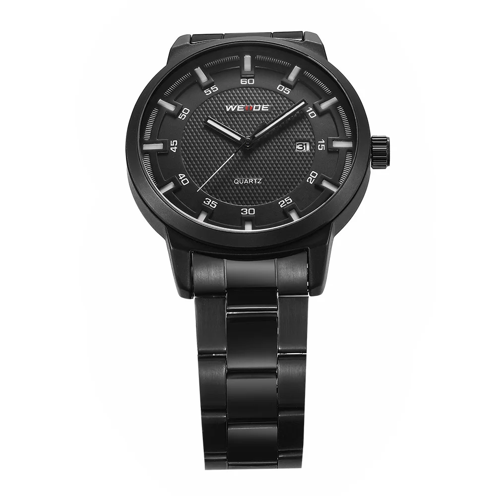 WEIDE Модные нержавеющая сталь мужские часы best Роскошные Брендовые Часы automatico для